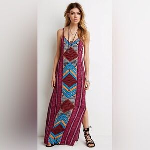 Forever 21 Tribal Print Maxi Dress